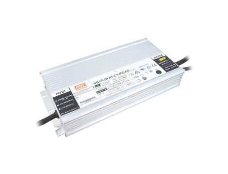 Zasilacz impulsowy LED, 480 W, napięcie wejściowe: 171...343 VDC, prąd wyjściowy: 0,7...1,4 A HLG-480H-C1400AB
