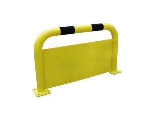 Bariera ochronna bezpieczeństwa Ø 76mm 0,6x1m czarny, żółty