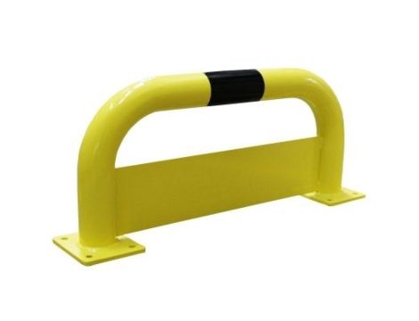 Bariera ochronna bezpieczeństwa Ø 76mm 0,35x0,75m czarny, żółty