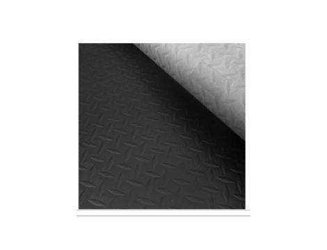 Posadzka antypoślizgowa rolka 2x10m czarna PVC