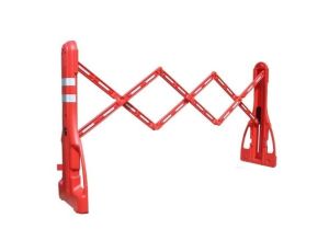 Bariera ochronna wysuwana szerokość bariery 400mm wysokość bariery 1000mm Red, White1x2,4m biały, czerowny
