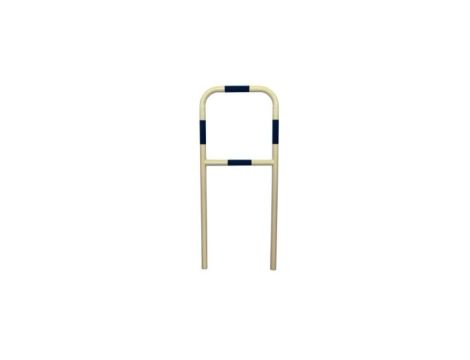 Bariera ochronna bezpieczeństwa Ø 40mm 1,2x0,5m żółty/czarny