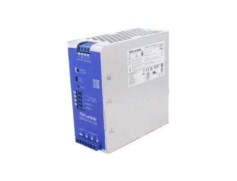 Zasilacz impulsowy na szynę DIN, 120W, 5A, 24V DC, 3 x 350...575V AC, listwa zaciskowa, DRB120-24-3-A0