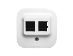 FORIX Adapter Keystone 2xRJ45 biały 782426