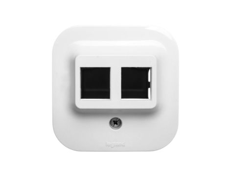 FORIX Adapter Keystone 2xRJ45 biały 782426