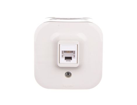 FORIX Gniazdo telefoniczne pojedyncze RJ11 kremowe 782444