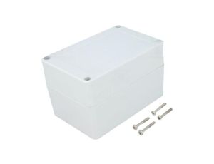 Obudowa uniwersalna, X: 80mm, Y: 120mm, Z: 75mm, ZP, ABS, jasnoszary ZP120.80.75JH TM ABS