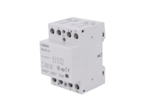 Stycznik 4-biegunowy instalacyjny z konfiguracją styków NC + NO x3 max. 40A 230VAC zaciski śrubowe 30.045.597