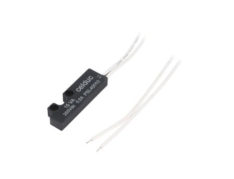 Kontaktron z konfiguracją styków SPST-NO 10W 0,5A max. 350V przewody IP67 PSL40010