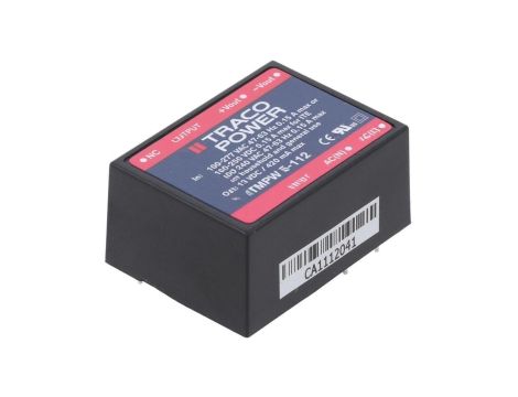 Zasilacz impulsowy do wbudowania, 5W, 0,42A, 12VDC, THT, TMPW 5-112