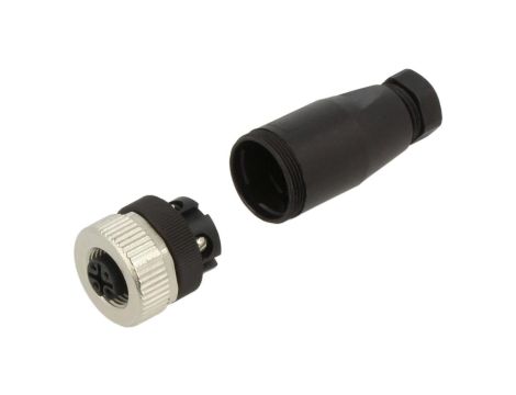 Złącze M12 wtyk żeńskie nieekranowane PIN:3 99 0430 07 04