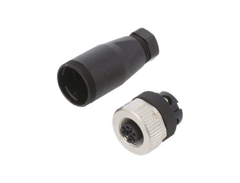 Złącze M12 wtyk żeńskie nieekranowane PIN:4 99 0430 314 04