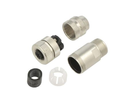 Złącze M12 wtyk żeńskie ekranowane PIN:4 99 3730 810 04