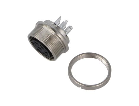 Złącze M16 gniazdo żeńskie nieekranowane PIN:6 09 0324 80 06