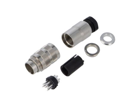 Złącze M16 wtyk męskie ekranowane, z pierścieniem PIN:6 99 5621 15 06