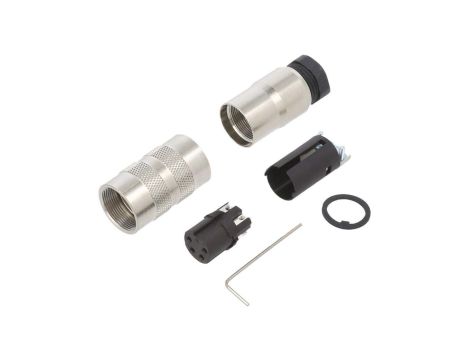 Złącze M16 wtyk żeńskie ekranowane, z zaciskiem PIN:4 99 5610 210 04