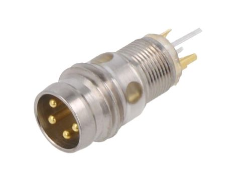 Złącze M8 gniazdo męskie nieekranowane, z diodą LED PIN:4 866919000232704