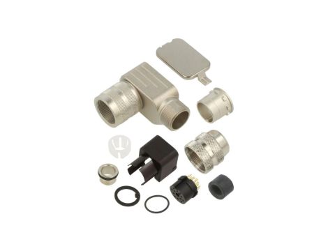 Złącze M16 wtyk żeńskie ekranowane PIN:12 99 5630 75 12