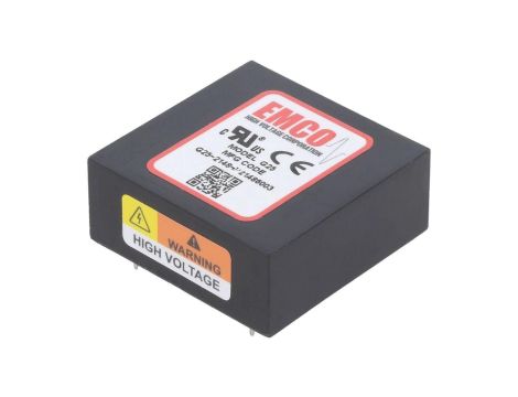Przetwornica DC/DC 1,5W Uwej: 12VDC Uwyj: 0...2,5kVDC Iwyj: 0,6mA G25