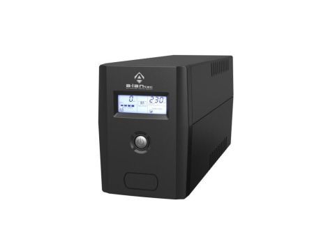Zasilacz awaryjny UPS 800VA/480W, 220V/50Hz, obudowa Tower, LCD, VRLA 19Ah ALANTEC