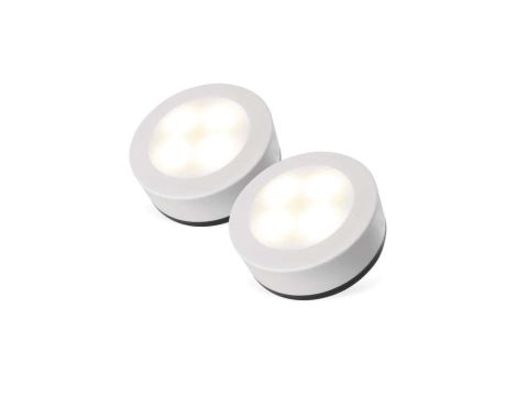 Lampka nocna 4 LED 3 AAA, 15 lm, biała, 2 sztuki P3327