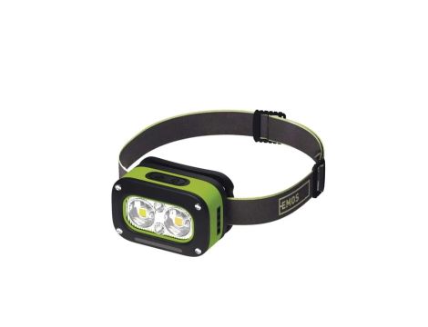 Latarka czołowa LED, 175 lm, Li-Pol 800 mAh ładowalna P3545