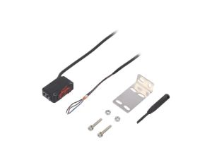 Czujnik fotoelektryczny, odbiciowy, z konfiguracją wyjścia: PNP, max. 0,1A, przewody, 0...0,3m, IP65, BJ300-DDT-P