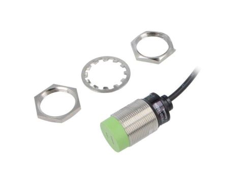 Czujnik indukcyjny, wysunięte, z konfiguracją wyjścia: NPN/NO, max. 0,2A, przewody, 0...15mm, IP67, PR30-15DN