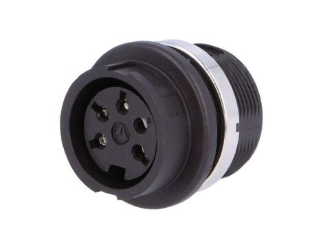 Złącze DIN, żeńskie, gniazdo, PIN: 5, proste, napięcie znamionowe: 300V T3377000U