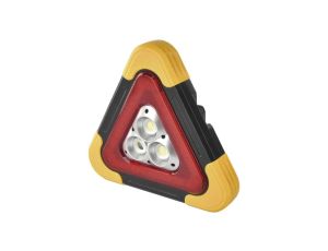 Trójkąt ostrzegawczy ładowalny COB LED + RED LE P4010