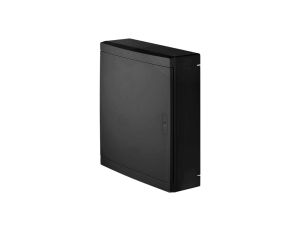 Rozdzielnica modułowa Elegant 2x12 natynkowa IP40 N+PE czarny 2425-09