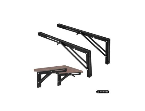 Uchwyt składany półki ściennej Maclean, min 350mm, max 700mm, max 50kg, 2 szt.,MC-196