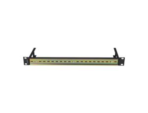 Szyna montażowa DIN TS-35 1U RACK 19 czarny LANBERG