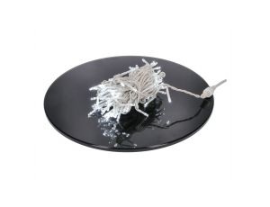 Lampki choinkowe zewnętrzne 100led białe zimne 10mb z przewódem białym