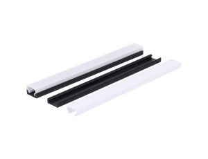 Profil led PCV Standard 15x10 2m czarny ML