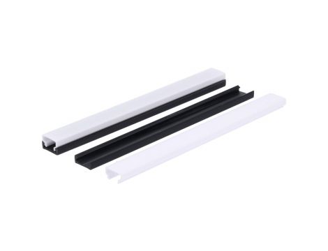 Profil led PCV Standard 15x10 2m czarny ML