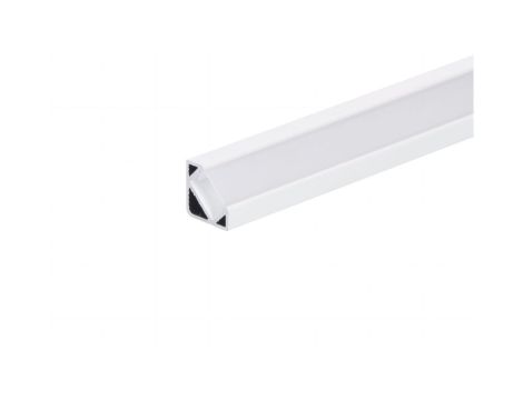 Profil led Corner 2m biały z osłoną mleczną MLF