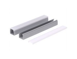 Profil led PCV Max Up 20x20 3m szary ML
