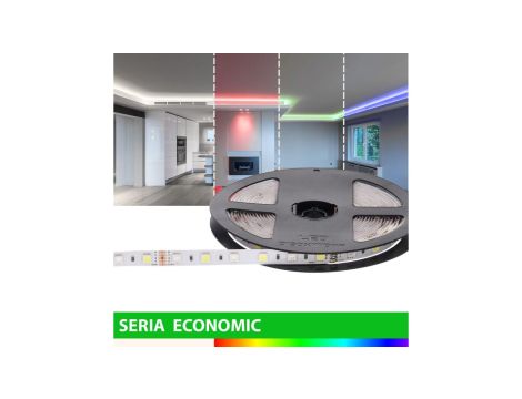 Taśma 12V 5m 300 led 57W RGBW biała zimna smd5050