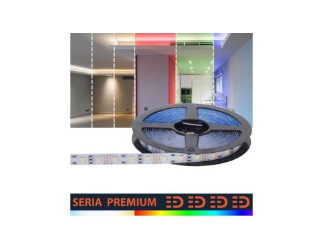 Taśma Premium 12V 60led RGB+CCT 5in1 SMD5050 (5) Tunable White