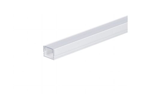 Profil led Standard 1m biały z osłoną przeźroczystą CLF