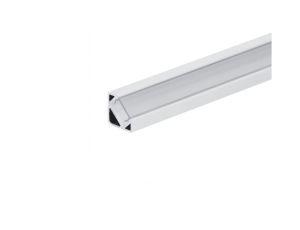 Profil led Corner 1m biały z osłoną przeźroczystą CLF