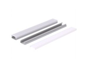 Profil led PCV Max 20x10 1m szary ML