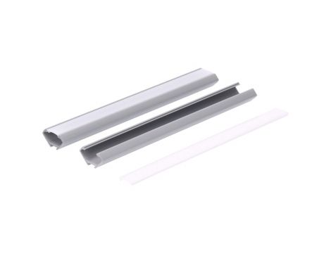 Profil led PCV Corner 22x12 1m szary ML