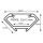 Profil led PCV Corner 22x12 1m brązowy ML