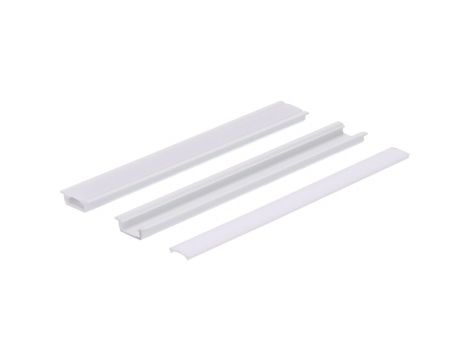 Profil led PCV Fuga Slim 16x7 3m biały ML