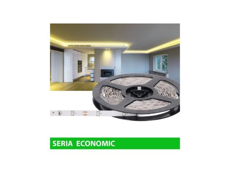 Taśma 12V 5m 150 led 12W żółta smd2835 wyc.