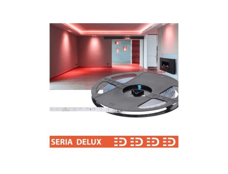Taśma Delux 24V 80led amber red SMD2835 (10)