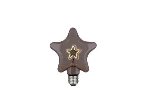 ŻARÓWKA DECO CURVED STAR SMOKY GREY E27 3W 2000K