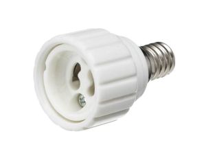 Adapter przejściówka do żarówki E14 - GU10 ceramiczny